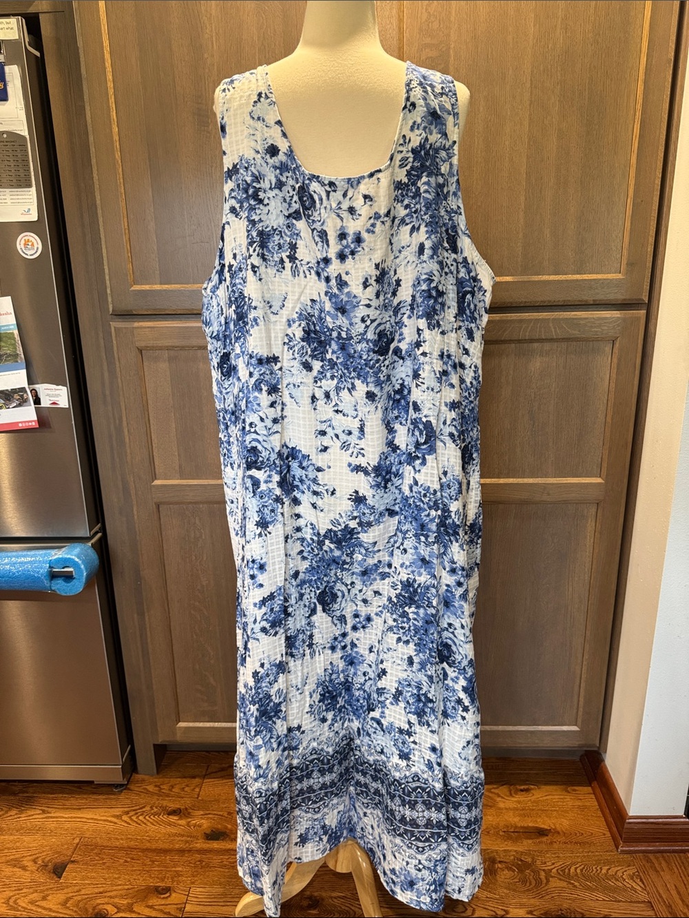 J. Jill - 100% Cotton Sleeveless Maxi Dress - Picture 4 of 9
